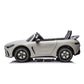 A gray Freddo 24V Mercedes AMG GT63 2 seater ride-on car is shown in profile view against a white background. This stylish ride-on offers kids an exciting and realistic driving experience.