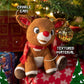 The Kids Preferred Rudolph Plush, inspired by Rudolph the Red Nosed Reindeer, features crinkle ears and textured fabric—making it a festive addition to your holiday décor or a delightful gift under the tree.