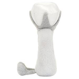 Jellycat’s Amuseables Diamond Ring is a soft, plush toy with a white body, gray limbs, and a round head—ideal for gifting or playful proposal advice in your favorite vintage boutique.