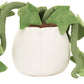 Amuseables Ivy by Jellycat is a plush toy shaped like a white pot with green leaves, designed to resemble a potted plant—a charming and unique friendship gift.