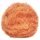 The Jellycat Amuseables Planet Mars plush, featuring a round shape and orange-yellow fluffy texture, sits against a white background.