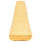 The Jellycat Amuseables Parmesan is a yellow, wedge-shaped plush pillow with soft textured fabric, designed to resemble Parmesan cheese—a quirky foodie gift—shown from the front against a white background.
