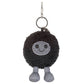 The Jellycat Amuseables Black Hole Bag Charm is a round, black plush keychain with a smiling face, gray legs and arms, plus a metal keyring—an adorable physics-themed accessory or gift.