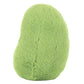 A fuzzy light green plush toy from behind, with no visible features—it's the Jellycat Amuseables Soyella Edamame Bean.