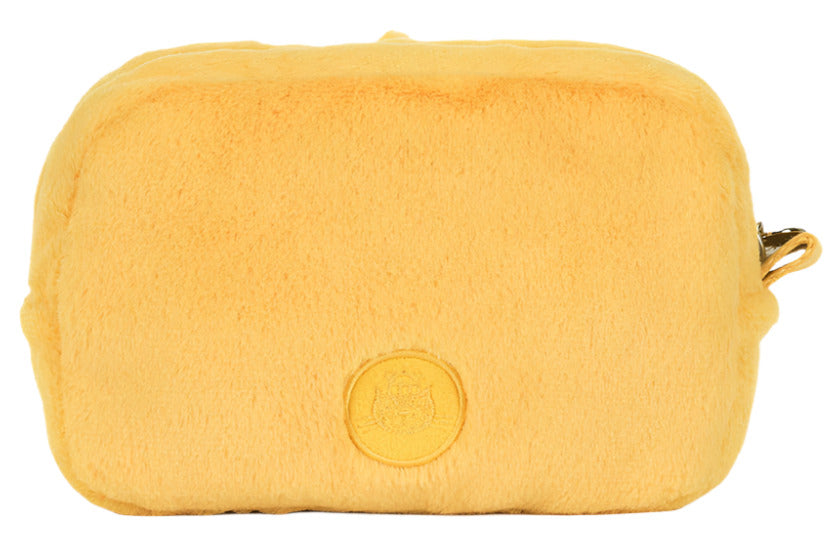 Carry sunshine everywhere with the Jellycat Amuseables Sun Pouch—a rectangular yellow plush pouch featuring a cheerful sun patch embossed on the front.