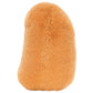 Jellycat's Amuseables Bean is a plush, oval-shaped toy with light brown, fluffy fur—photographed against a white background—making it an irresistible cuddly friend.