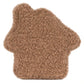 Jellycat Amuseables Molasi Cookie plush toy, shaped like a brown, textured cookie with an uneven, bitten top edge.