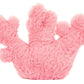 Bright pink Jellycat Amuseables Coral plush toy.