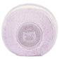 The Amuseables May Macaron - Lavender by Jellycat is a round, plush toy in light purple with a soft, furry texture and an embroidered cat face detail.