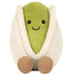 Jellycat’s Amuseables Horatio Pistachio is a plush toy with a smiling green center, beige shell, and brown feet—ideal for plush pistachio collectors or fans of whimsical Jellycat gifts.