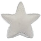 The Jellycat Amuseables Silver Star is a soft, textured star pillow with visible seams—an ideal cozy winter gift against a crisp white background.