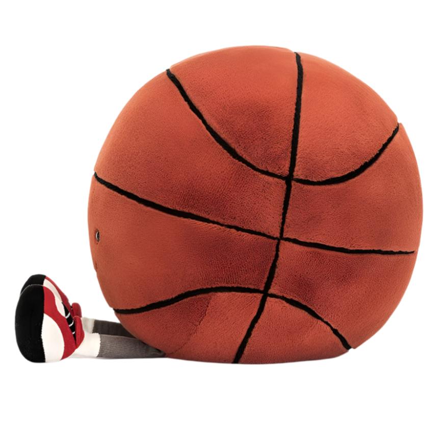 Jellycat stuffed basketball plushie.