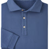 Peter Millar Lyons Performance Jersey Long-Sleeve Polo - Astral blue