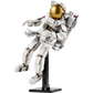 LEGO® Creator Space Astronaut features a white spacesuit with a gold visor and comes with a black display stand—a stellar addition to any space toy collection from LEGO®.
