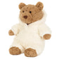 The Jellycat Bartholomew Bear wears the cozy Bartholomew Bear All-in-One Outfit, sitting slightly left against a white background—an adorable pick for hibernation-season lounging.