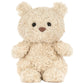 A beige, fluffy plush toy named Bartholomew Bear Junior from Jellycat sits facing forward against a white background.