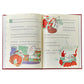 Open "Rudolph the Red Nosed Reindeer Leather Book" by Graphic Image, an illustrated children’s story where Santa meets Rudolph and swiftly delivers gifts, sharing this classic, heartwarming Christmas tale.