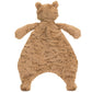 The Jellycat Bartholomew Bear Comforter is a plush brown bear featuring a flat, shapeless body and outstretched limbs when viewed from the back. Beyond being irresistibly cute, this eco-friendly companion is crafted from recycled fibers, making it the perfect comforting buddy for any child.