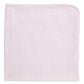 The Magnetic Me Love Lines Baby Blanket by Magnetic Me is a light pink, square blanket made from GOTS-certified organic cotton, adorned with subtle vertical stripes and delicate pointelle stitching.