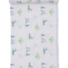 Kissy Kissy Fairway Foursome Printed Blanket - Light Blue