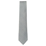 The Robert Jensen Checkerboard Tie in light blue features a subtle small checkerboard pattern, ideal for formal occasions, shown on a white background.