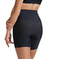 A woman is shown from the back against a white background wearing Commando's Zone Smoothing Shorts in black, paired with a matching bra.