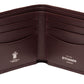 The Capra Billfold 6 Credit Card Wallet by Ettinger is an open brown goat leather wallet with multiple card slots, showcasing the "Ettinger London" text inside and embodying classic elegance.