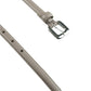 Gloriosa Brushed Silver Buckle Belt