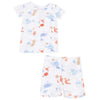 Baby and Kids' Loungewear Short Set - Coastal Abcs