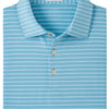 Peter Millar Drum Performance Jersey Polo - Cyan