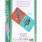 The back of the Eeboo Giant Shiny Dinosaur Dominos box shows simple instructions, sample dominoes with shiny holographic dinosaurs, and company info—making it a visually appealing and educational toy.