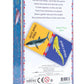 Back of the Eeboo Giant Shiny Shark Dominoes box showing two dominoes—a great white shark and a zebra shark—plus game instructions and company details. A fun family matching game!.