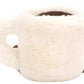 The Jellycat Amuseables Espresso Cup is a plush toy shaped like a white coffee mug with a handle and brown interior, shown against a plain white background.