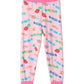 The Hatley Girls’ Delicious Candies Bamboo Pajama Set features a playful candy print with colorful wrapped sweets and is finished with a comfy pink waistband and cuffs. Made from soft bamboo, this set is perfect for bedtime fun.