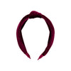 Girls' Holly Headband - Burgundy Velour