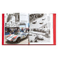 The Graphic Image "Ford Versus Ferrari" book showcases vintage photos of race cars, drivers, and pit crews, capturing the excitement of Le Mans '66—the ideal gift for car enthusiasts passionate about motorsport history.
