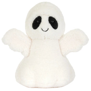 Meet Ghost Bob from Jellycat—a super soft plush toy with a snowy white body, black oval eyes, and a gentle smile. With its wide outstretched arms, Ghost Bob is perfect for snuggles and adding some spooky fun to your day.