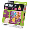 Crocodile Creek Sparkle Scratch Art - Garden