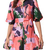 Georgie Dress - Pressed Petal Sunset Coral