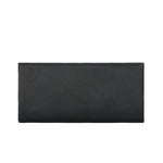 A rectangular, black envelope-style Staud Muse Clutch evening accessory is displayed against a plain white background, making it perfect for pairing with your favorite occasion dresses.