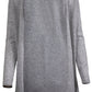 A sustainable HIVE Cashmere Long Cardigan for women with long sleeves, perfect for staying cozy.