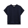 Addy Satin T-Shirt - Midnight