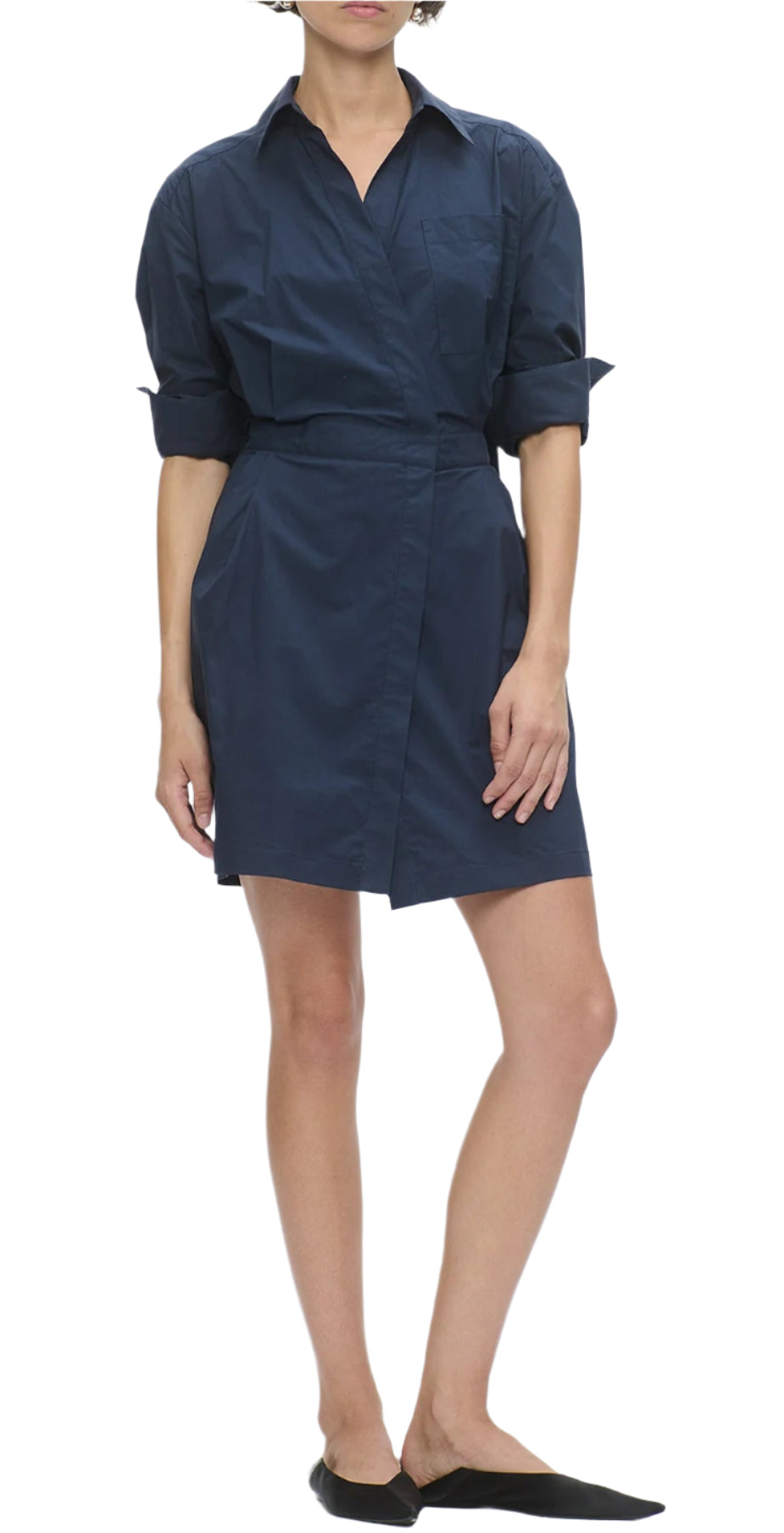 milano shirt dress Milano Muti Rose Print Shirt Dress