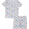 Baby and Kids' Ocean Antics Short Sleeve PJ Set - Blue