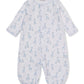 Dress your baby in ultimate comfort with the Kissy Kissy Baby Just Giraffes Printed Convertible Gown, featuring a charming blue giraffe and star print, long sleeves, front snap closures, and elastic cuffs at the wrists and ankles. Crafted from soft Pima cotton for the coziest feel.