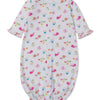 Baby Ocean Antics Convertible Gown - Pink