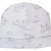Springtime Bunny Fun Hat - Silver