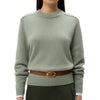 New Jill Crewneck Sweater - Martini Olive