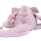 The Jellycat Lavender Dragon Little is a light purple plush toy, pictured from the back with delicate wings, curled tail, and a softly textured body.
