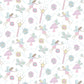 A seamless pastel fairy, wand, butterfly, flower, and mushroom pattern on white—perfect for the Lila & Hayes Baby Girls' and Girls' Ava Pajama Set in soft Pima cotton with a snug fit.